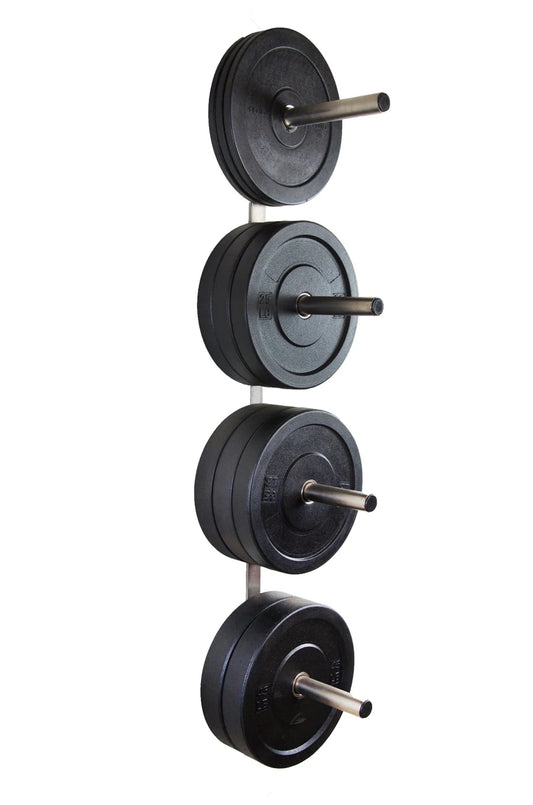 Chrome Wall Mounted Bumper Plate Storage (4-6 Week Lead Time)