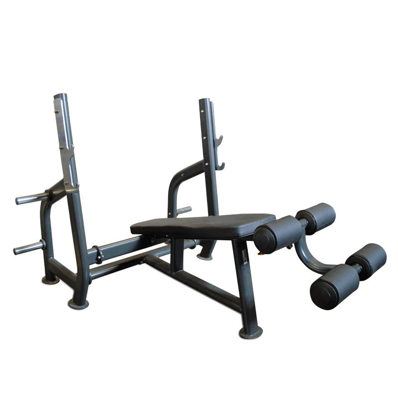 PL7326 Olympic Decline Bench Press w/ Weight Holders