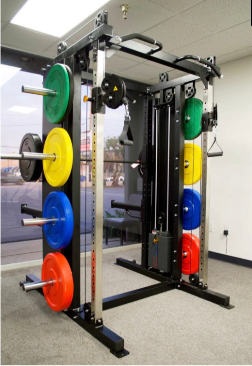 PL7320F Functional Trainer Squat Rack Double Sided