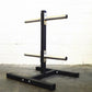 Short Vertical Bumper Plate Tree with 2 Bar Holders