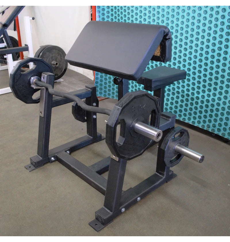 Preacher Curl Bench w/ 2 Weight Holders - USA Made 4 to 6 Week Lead Time